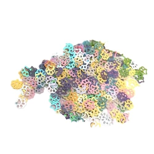 Paillettes patte d'ours amples pour customiser un pull gris tendance - 2