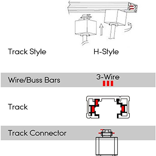 Kiven H-Type Track Lighting Fixture Mediterranean Tiffany Style Ceiling Pendant Fixture, 1-Light (Blue) #TOP4