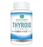 Best Earth Naturals Thyroid Support Supplement for Women and Men - 60 Capsules