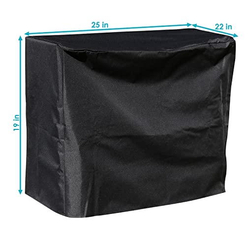 Sunnydaze 2-Foot Firewood Log Rack Cover - Outdoor Heavy Duty Black Weather-Resistant Pvc Wood Storage Holder Cover - Fireplace And Fire Pit Accessory #TOP2