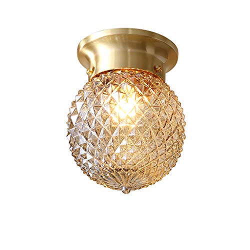 Razzum Lamp Fashion Design Pineapple Shape Crystal Ceiling Lamp, Living Room Bedroom Dining Room Atmospheric Art Lamp Lighting #TOP6