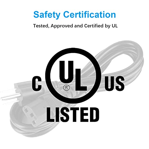 3 Prong Power Cord Replacement For Vizio Tv, Vizio Vx32L Vw32L Vx37L Vw26L Va6 Vmm26 Lcd Tv Power Cable #TOP5