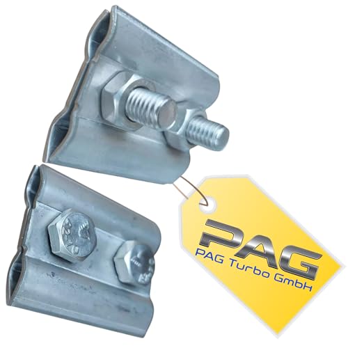 PAG Turbo GmbH&reg; - Blitzschutz Blitzableiter Parallelverbinder f&uuml;r Rundleitung 8-10mm aus Edelstahl Art. Nr. BS21