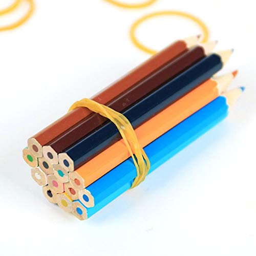 100 pz/pacco elastici per la scuola ufficio