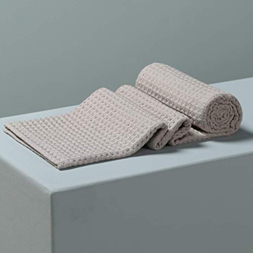 Serviettes de bain 100% coton absorbantes et à séchage rapide marron x2 - 3