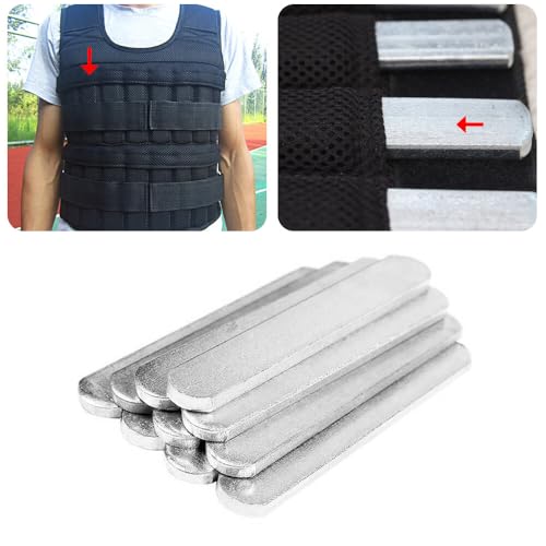 12PCS Steel Plates for Weighted Vest Rustproof Strength Training Weights for Men & Women Compatible with Adjustable Weight Vests for Running & Workouts - Image 4