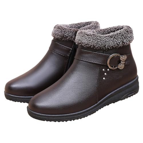 Bottines femme talon compensé pour soulager les pieds sensibles en hiver