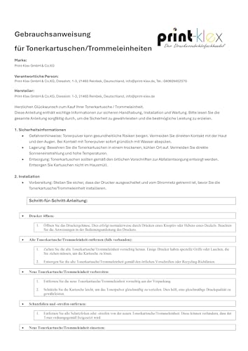 4X Print-Klex Tonerkartuschen kompatibel für Lexmark CX317 CX317dn CX417de CX517de 71B20K0 71B20C0 71B20M0 71B20Y0 Schwarz Blau Rot Yellow - Office Line Serie