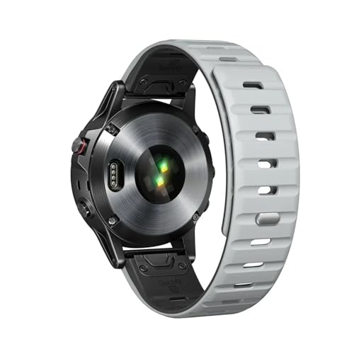 26mm 22mm QuickFitVJQxgɓKGarmin Fenix 8 7X 6X 5X Plus/Epix Pro Gen2 43mm 47mm 51mm(LightGray Black,26mm For Enduro 3 2)