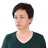 PLUSKER Elderly Men Short Straight Black Hair Wig for Father and Middle Aged Man Mature Style...
