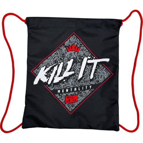 5% Nutrition Rich Piana Kill It Mentality Drawstring Workout Gym Bag