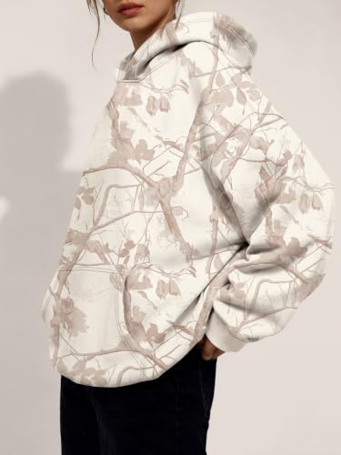 Image of Trendy Queen Women Oversized Hoodies Fall Outfits | Gentle Skin Feel, Aesthetic Drop Shoulder, Large Kangaroo Pocket, Seamless Daily Outfit Match