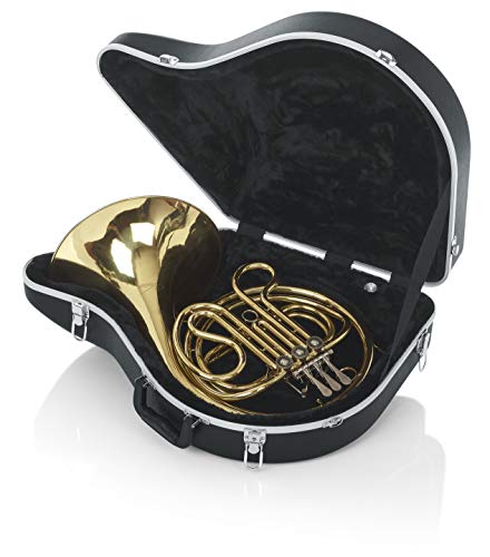 image for Gator Cases Lightweight Molded French Horn Case with Locking Latch and