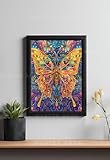 Master Flame Psychedelic Themed Aesthetic Wall Art Poster 