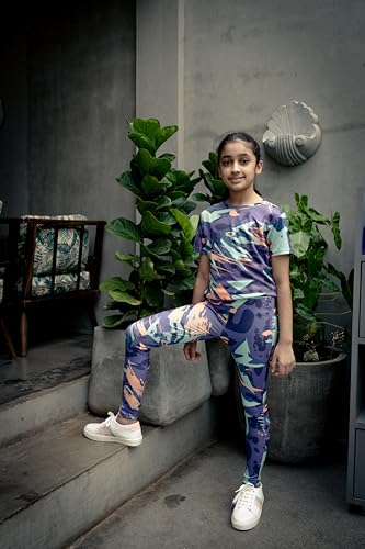 Image of Girl's Active Sports Wear Solid Short Sleeve Running Workout Tshirts Athletic Tops Lightweight Quick Dry Training Yoga Round Neck Tshirt (4 to 14 YRS)