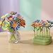 Fabric Flower Bouquets Toys, DIY Craft Kits Toys for Kids - Flowers Market Toy, Build Your Flower Bouquet, Arts & Crafts for 3+ Year Toddler Girl, Educational Activity Preschool B-Day Gifts