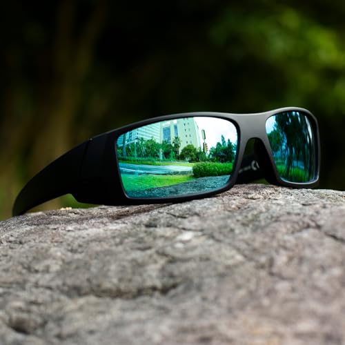 Image of WISTON Z87 Sunglasses Wrap Around Sunglasses for Men Rectangular Safety Glasses UV400 for Sport Working 8231