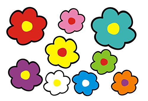 aufgeklebt.de Pegatina Adhesiva, diseño Floral: Mini Flowers 04-51 pcs