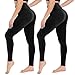 Produktbild CAMPSNAIL 2er Pack Leggings Damen Schwarz High Waist Sport Leggins Blickdicht Sporthose für Gym Yoga2er Pack- SchwarzL-XL