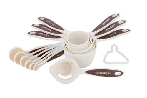 MIU France 13-Piece Plastic Measuring Cup and Spoon Set