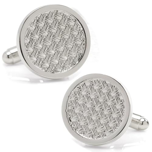 Ox & Bull Trading Co ウーブン メタル シルバー カフス カフスボタン ob-wm-sl