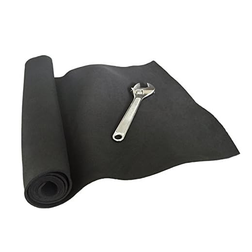 XCEL Neoprene Sheet Tool Box Liner 17.5" in. x 72" in. EZ Cut Non-Slip Foam Rubber Tool Box Drawer Liner Mat