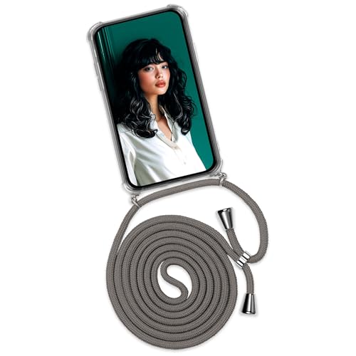 Chaîne de téléphone portable Google Pixel 10 Pro coque cordon gris