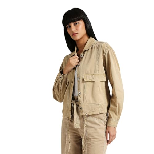Image of Pepe Jeans Women's Cotton Regular Fit Short Length Shirt
