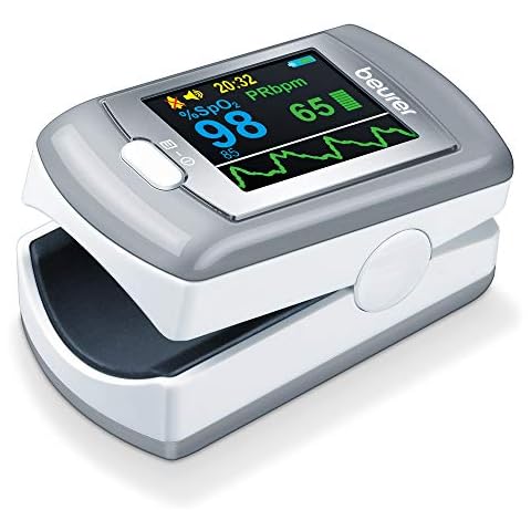Beurer PO 80 Pulse Oximeter with Continuous Monitoring Cover