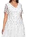 Plus Size Wedding Dress Bride White Women Bridal Shower Formal Long Elegant Sparkly Simple Prom Gowns with Sleeve 2024