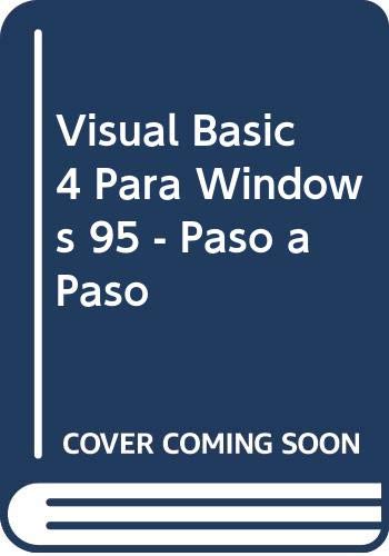 Visual Basic 4 Para Windows 95 - Paso a Paso (Spanish Edition): unknown ...