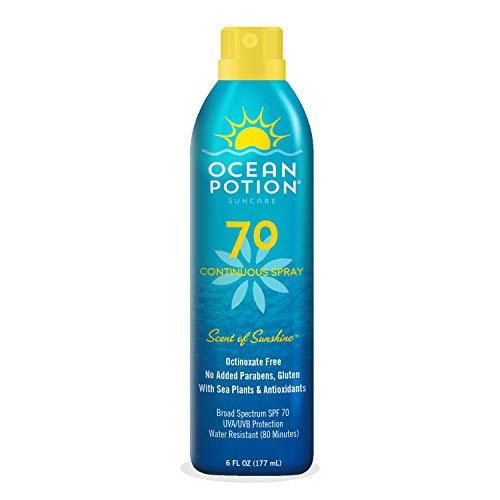 Ocean Potion Spf 70 Continuous Spray 5.5 Ounce (2 Pack)
