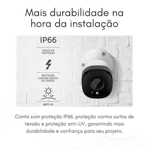 Kit 3 Câmera 1120b Intelbras P/Dvr Visão Noturna