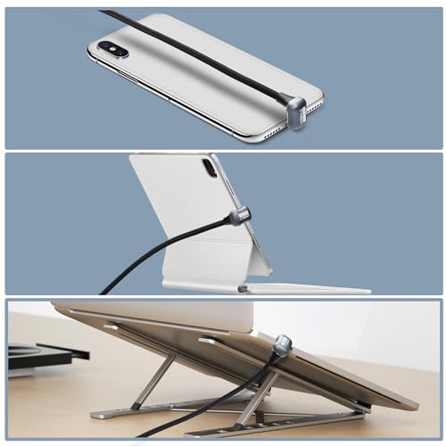 GELRHONR Câble de Charge Rapide USB C en Forme de U, câble USB 3,2 Gen2 à 180 degrés, Type C mâle vers mâle PD100W, 10 Gbps, 4K @ 60 Hz, pour Laptop, VR, téléphones, i/phone15/Pro Max (2M/6.5Ft) – vue 3