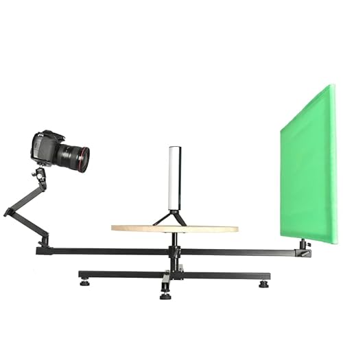 Mcoplus 360 Degree Spinner Professional Photography Turntable, Spin Table Platform Surround Photography 360 Degree Spinner Rotating Camera Slider Video Equipment for Photography, Product Shooting