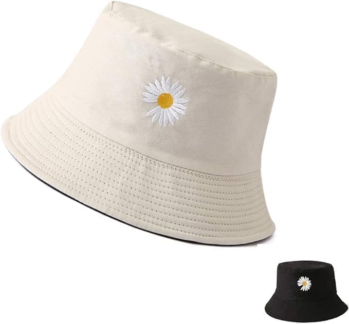 hitwa Summer Hat for Women Women Bucket Hat Foldable Cotton Sun Beach Hat Fisherman Hat Casual Outdoor Cap Summer Beach Sun Hat Packable Fisherman Cap for Travel Outdoor Hiking Multicolour-picture-21
