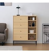 Amazon.co.jp: VENTOTA キャビネット 80cm幅 サイドボード リビング 棚