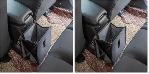 Image of Fekey&JF Foldable Trash Can, Hanging Waterproof Leakproof Storage Bag with Large Capacity, Car Interior Accessories (Large) (Pack of 2)