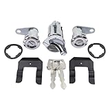 MOTOKU Ignition Switch and Door Lock Cylinder w/Keys Kit for 1980-1992 Ford Bronco F-150 F-250 F-350 Ranger...