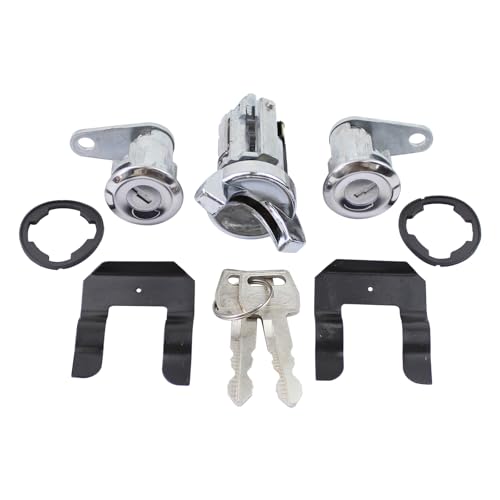 MOTOKU Ignition Switch and Door Lock Cylinder w/Keys Kit for