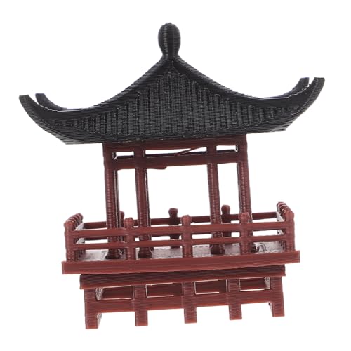 Garneck ミニチュア塔の置物和風妖精の庭塔像ミニチュア禅アジア盆栽マイクロ風景装飾