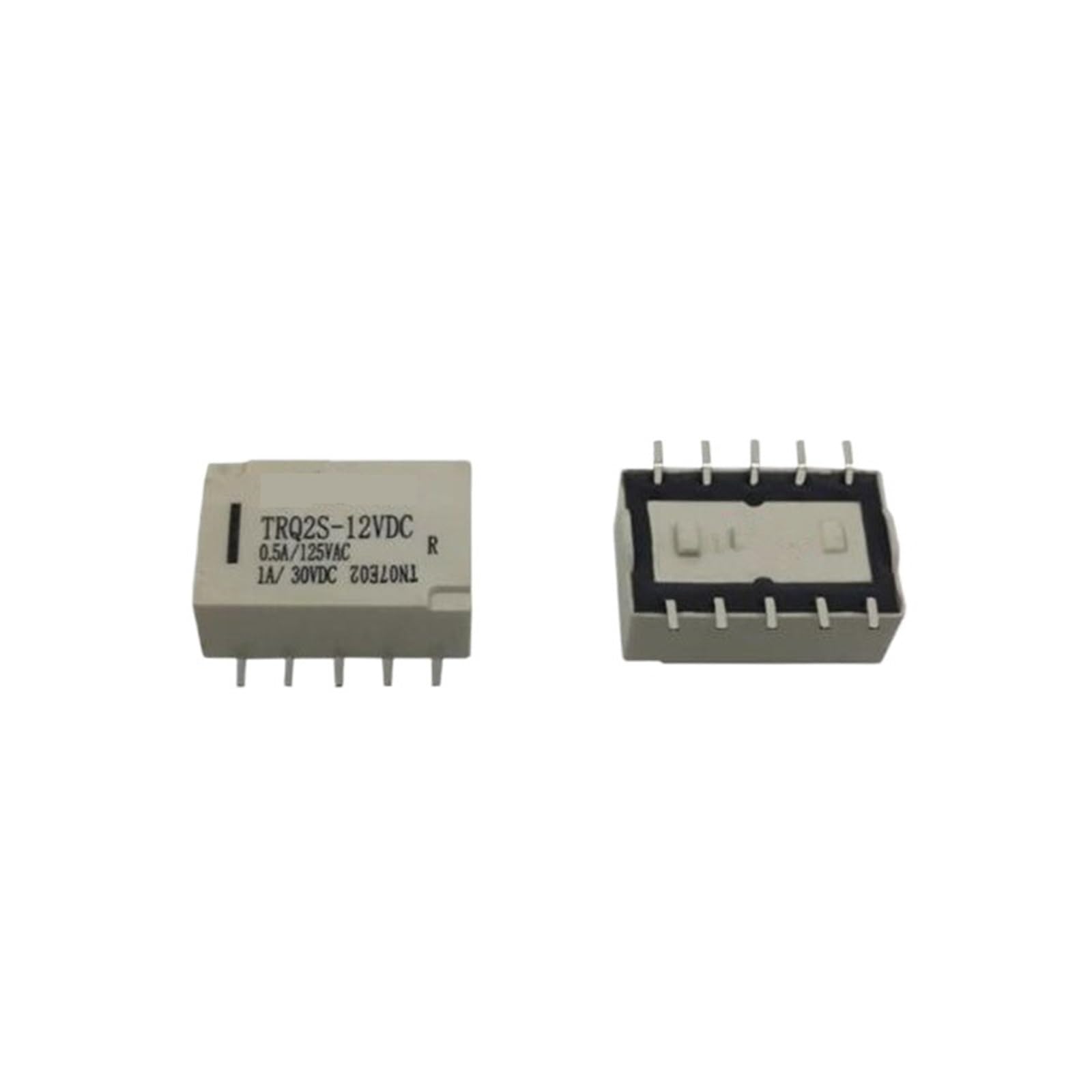 Relay TRQ2S-12VDC pour réparer vos cartes électroniques lot de 10 relais TRQ2S12VDC 10 broches
