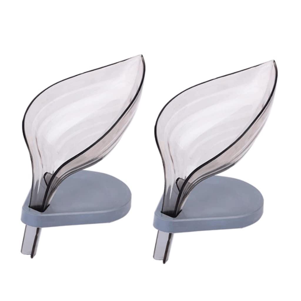 Soap dishes, Soap Dish Holder,SoapTray,Self-Draining Creative, Plastic(Type G)