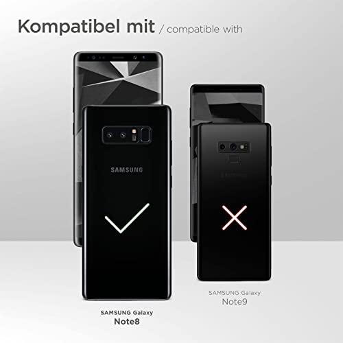 Coque fine Note 8 moex laqué argenté pour vos journées actives - 2