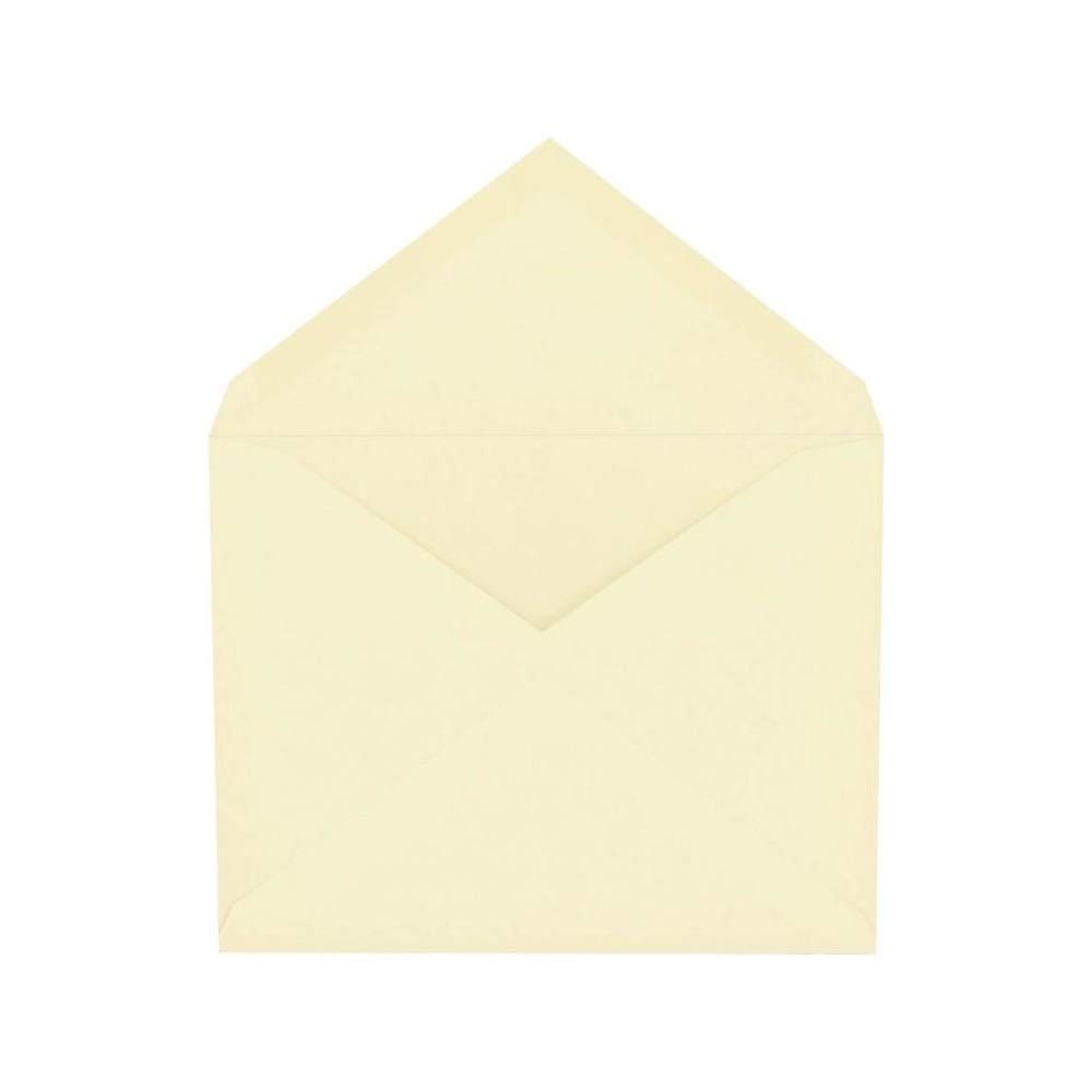1InTheOffice Sobres A2 A2 color marfil, sobres de invitación engomados, 4 3/8 pulgadas x 5 3/4 pulgadas, 100 unidades por caja