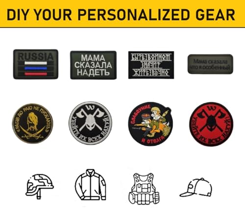 Patch tactique russe hache viking auto-agrippant pour veste scratch - 5