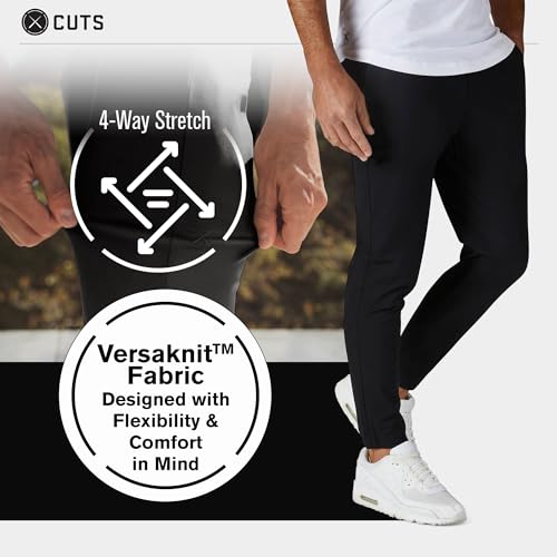 Clothing Men's Premium AO Jogger Pants | Casual Stretch Dress & Golf Pant | Tapered Fit with Pockets2