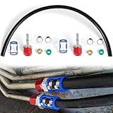800-671 A/C Line Splice Connector Splicer Coupler Kit for 3/8' Line with No.6 Hose - Heavy-Duty Easy Install AC Air Conditioning Line Repair Kit