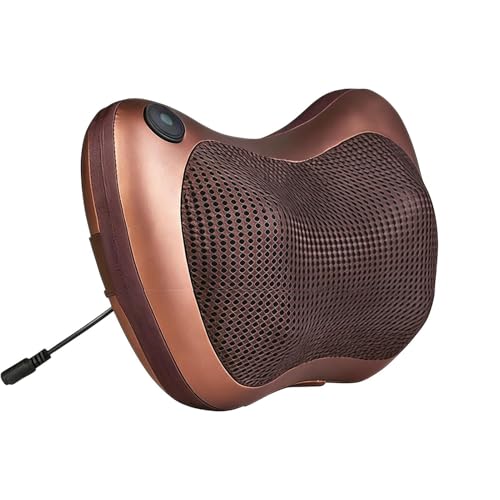 Masseur dos et nuque à vibration avec sangle réglable et fonction anti-surchauffe pour la maison