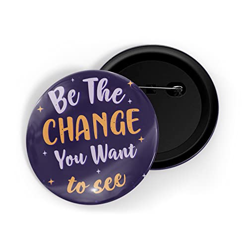 Image of dhcrafts Pin Badges Multicolor Positive Glossy Finish Design Pack of 1 (58mm)